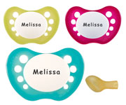 Chupetes Personalizados NIP Baby Pearly-Turquoise +0M